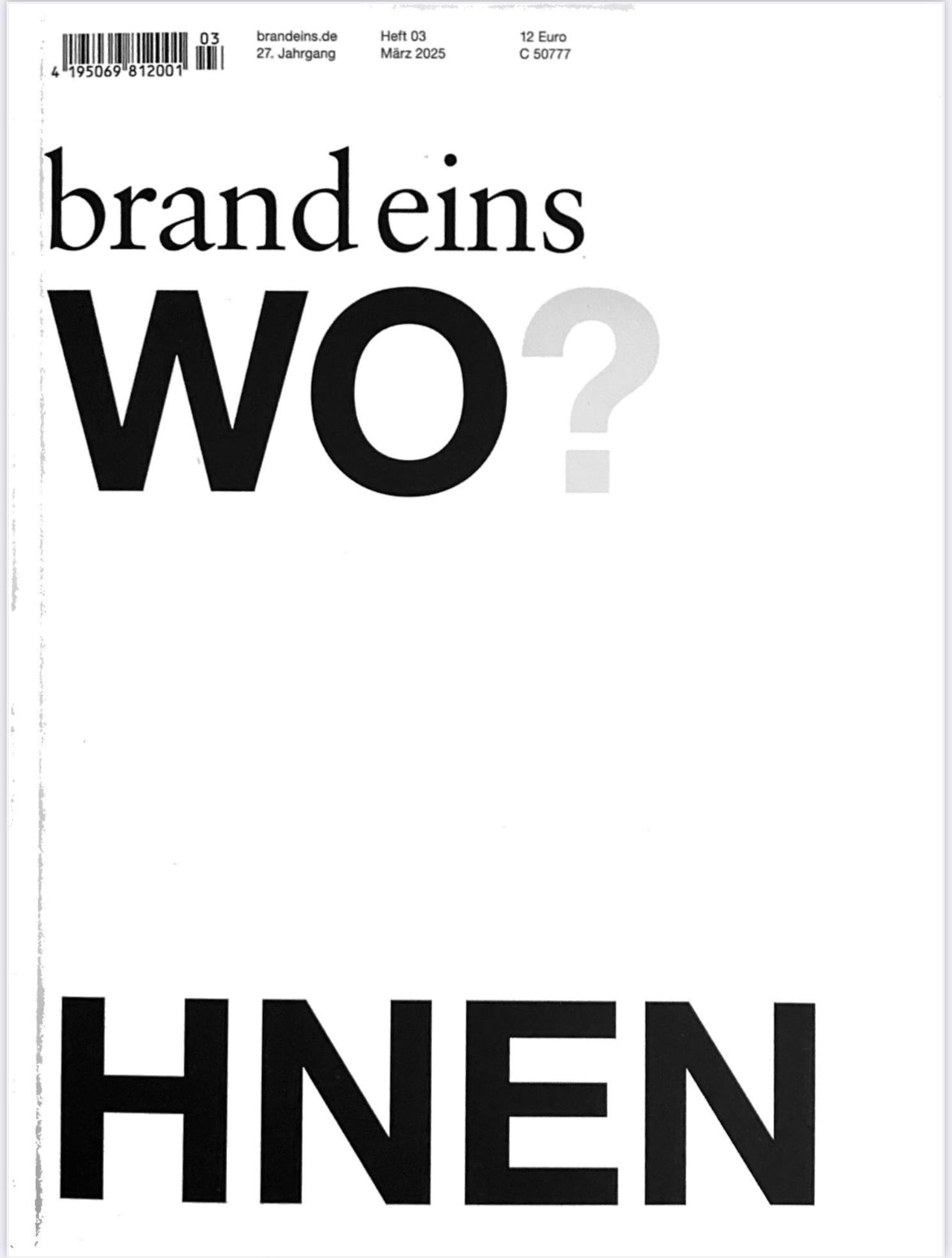 BRAND EINS 03/2025