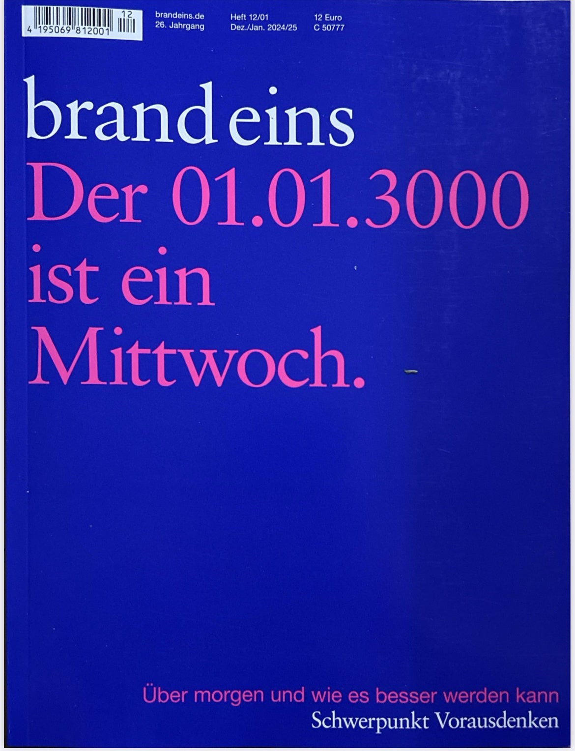 BRAND EINS MAGAZIN 12/2024